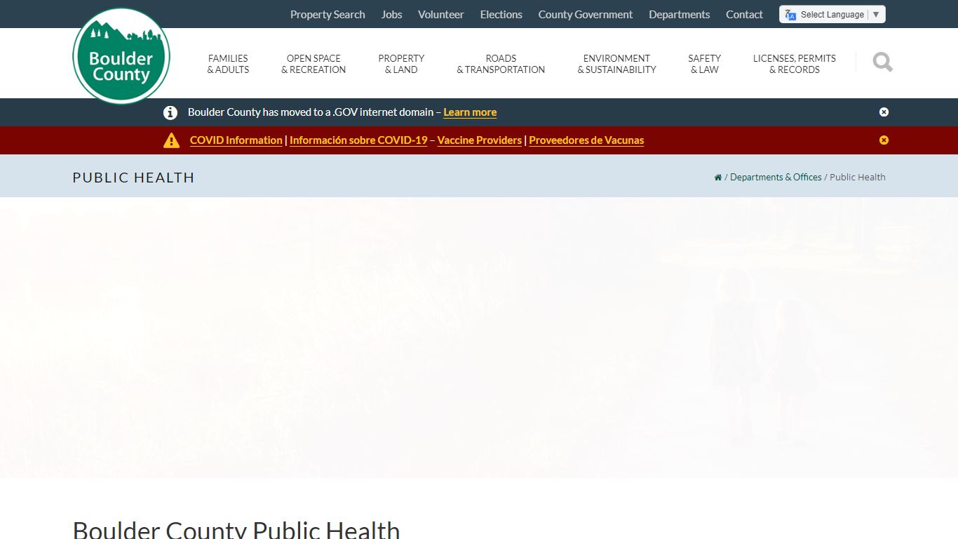 Public Health - Boulder County